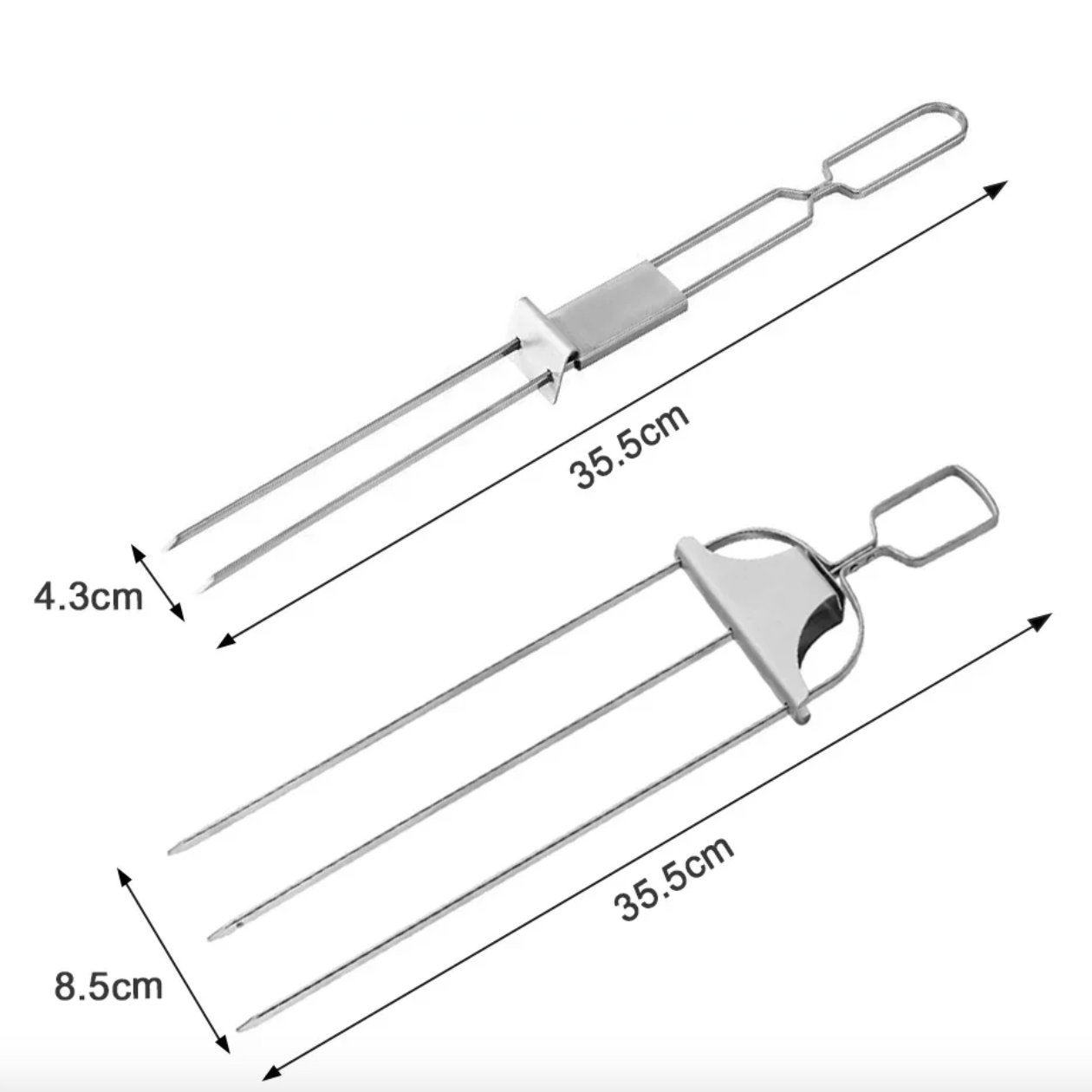 Halbautomatische Grillgabel