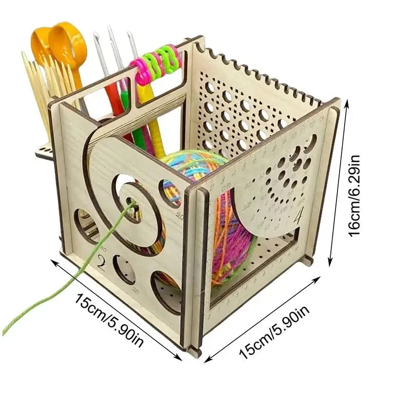 💐 – All-in-One-Garnschale aus Holz